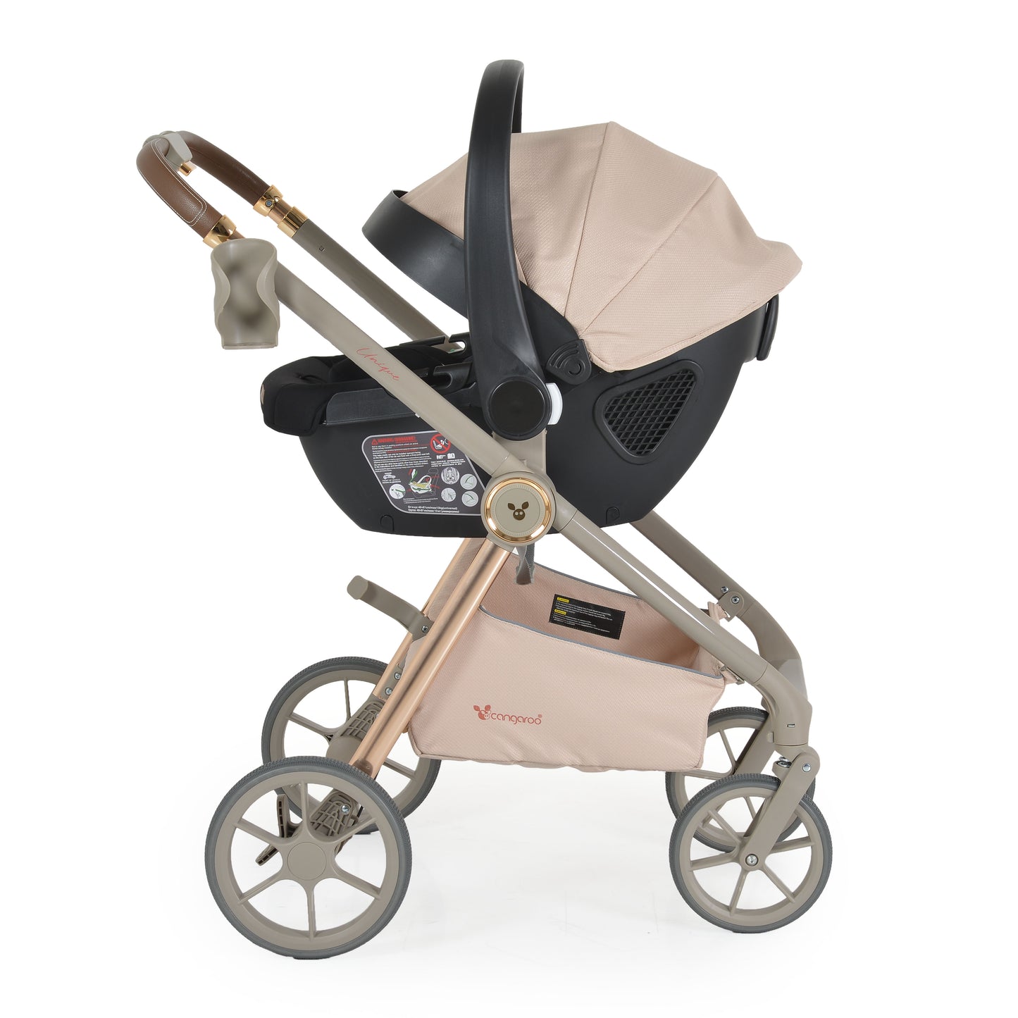 Carrito de bebé trío UNIQUE hasta 22 kg de Cangaroo