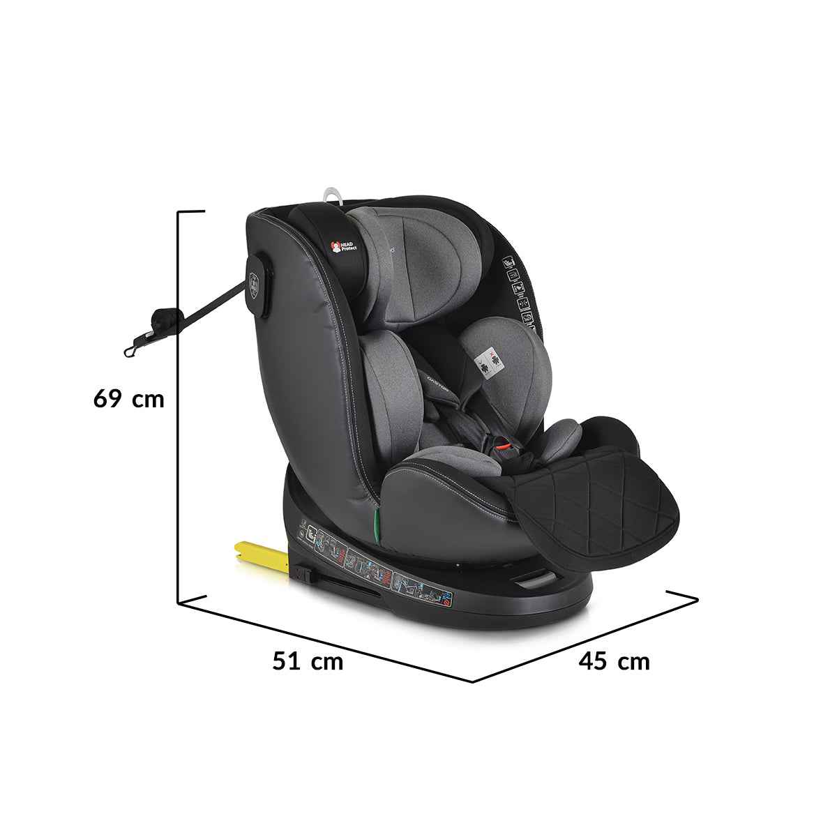 Silla de auto CASTOR i-Size (40-150 cm) de Cangaroo