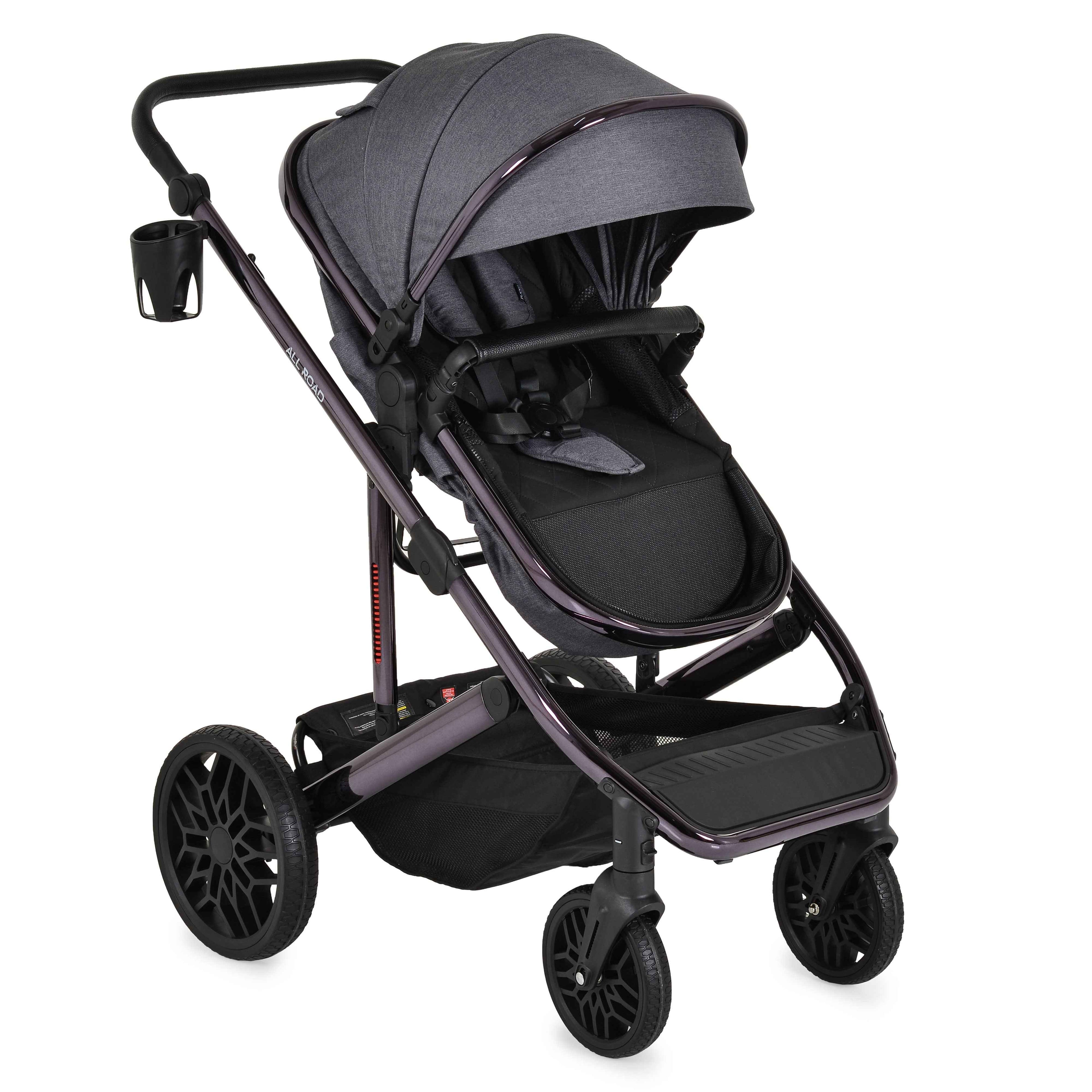 Carrito de bebé DUO CONVERTIBLE ALL ROAD hasta 22 kg de Moni + Grupo 0 (40cm - 87cm)