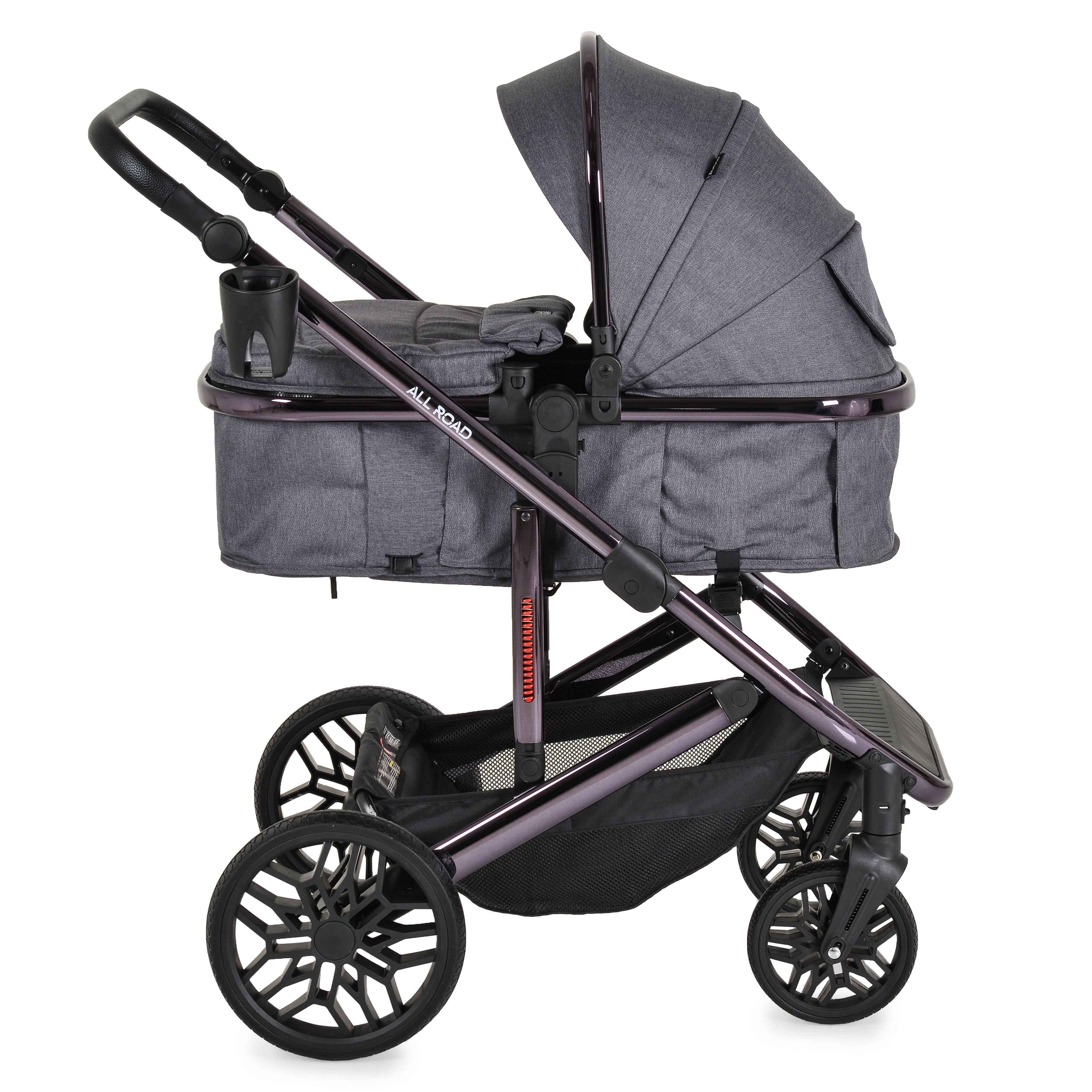 Carrito de bebé DUO CONVERTIBLE ALL ROAD hasta 22 kg de Moni + Grupo 0 (40cm - 87cm)