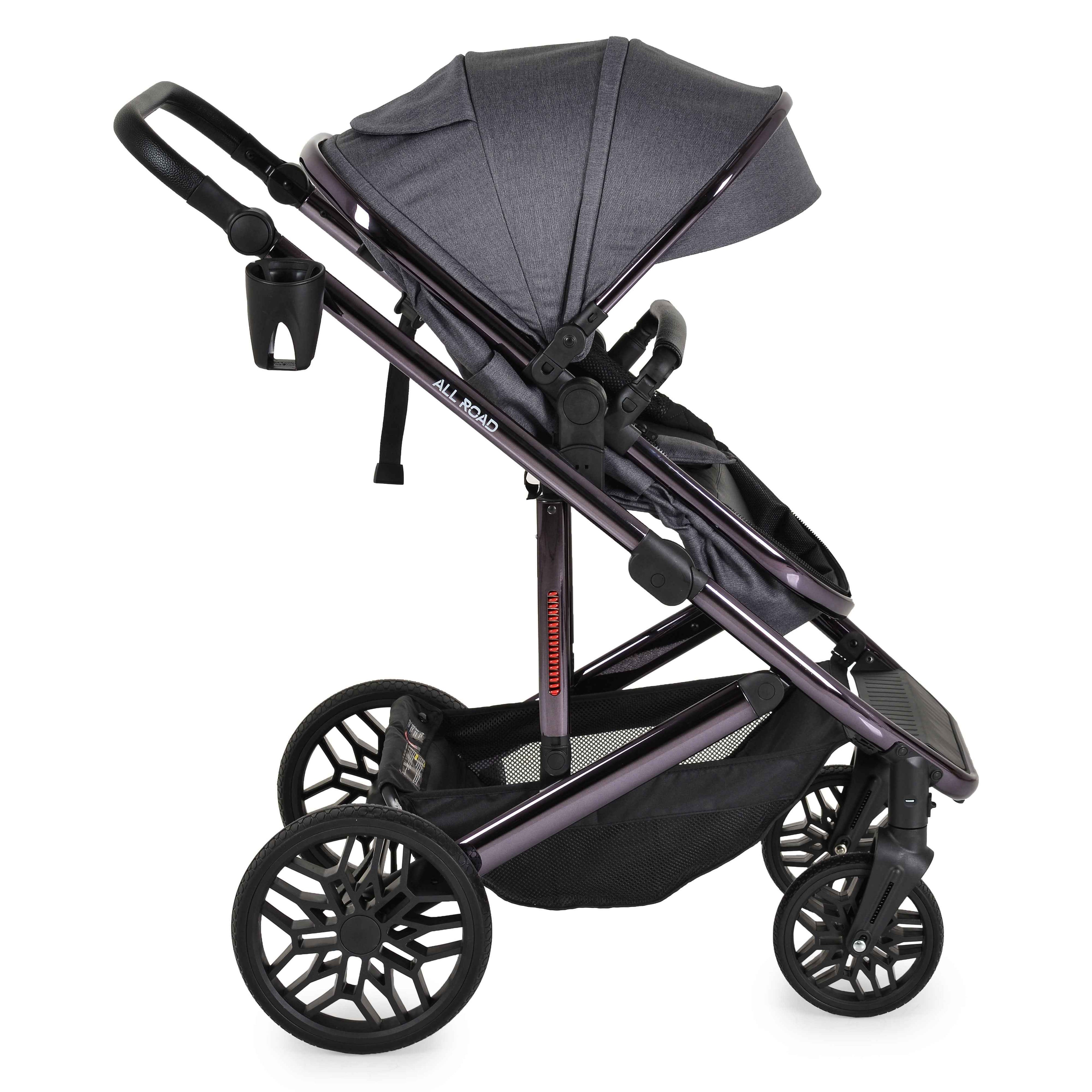 Carrito de bebé DUO CONVERTIBLE ALL ROAD hasta 22 kg de Moni + Grupo 0 (40cm - 87cm)