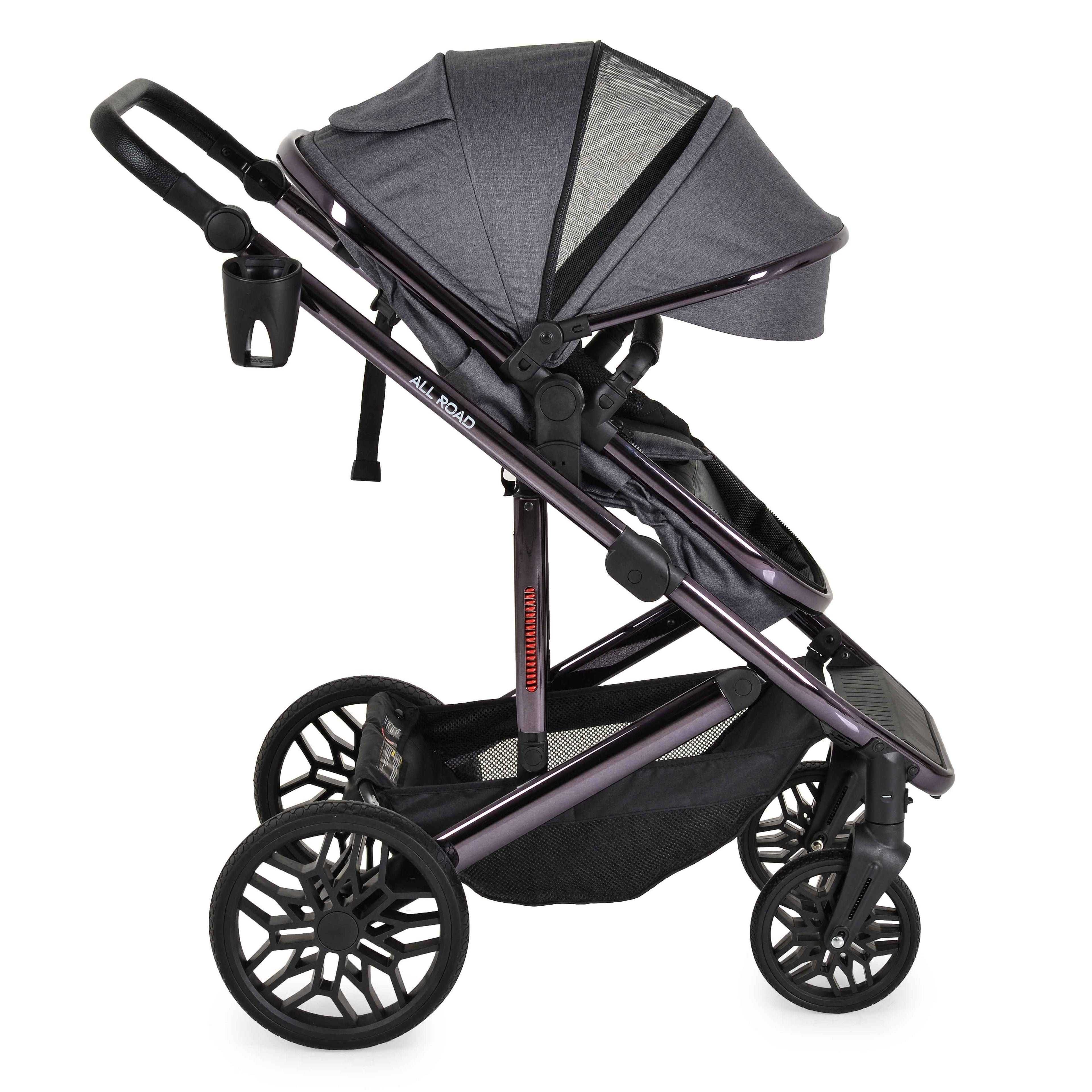 Carrito de bebé DUO CONVERTIBLE ALL ROAD hasta 22 kg de Moni + Grupo 0 (40cm - 87cm)