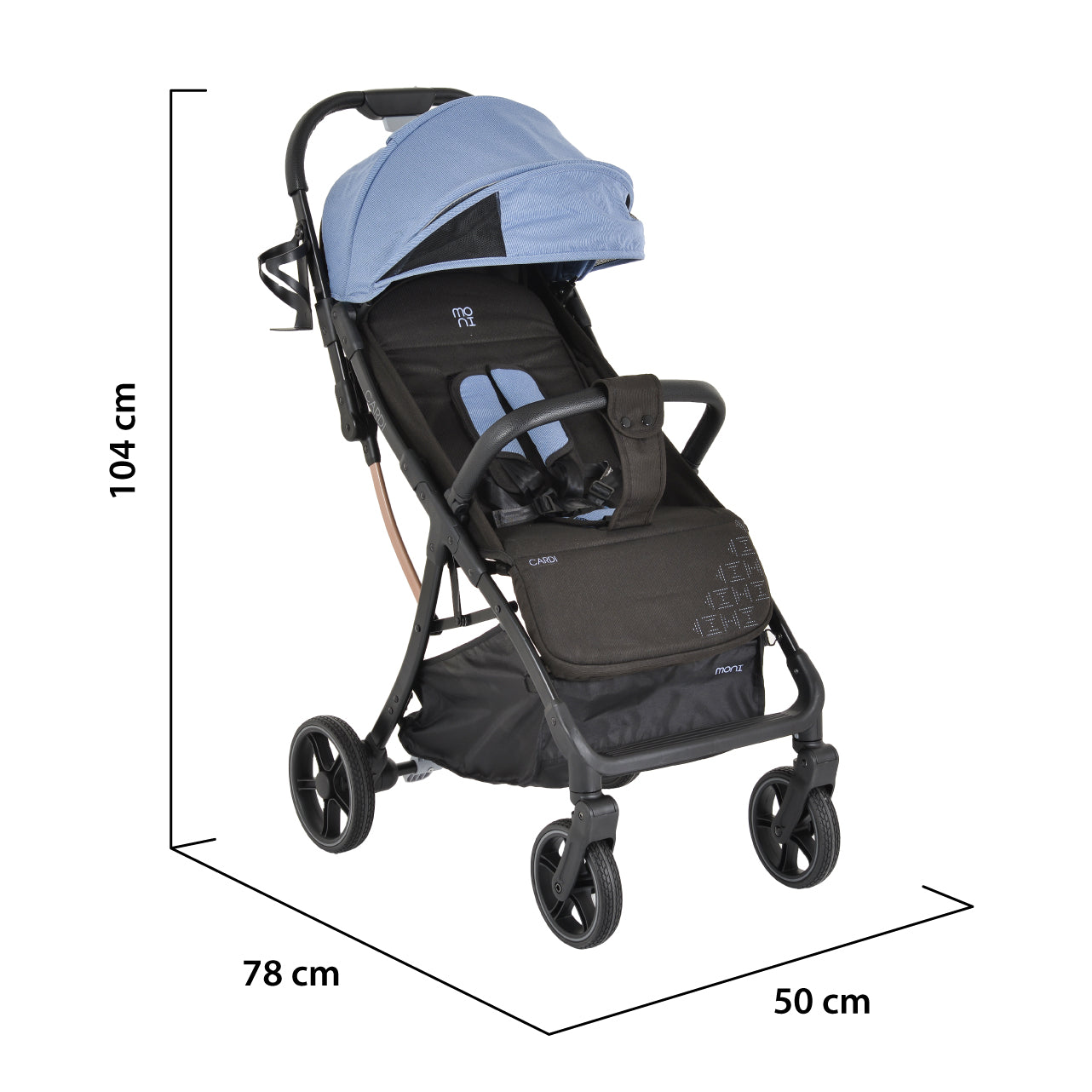 Silla de paseo hasta 22 Kg CARDI de Moni