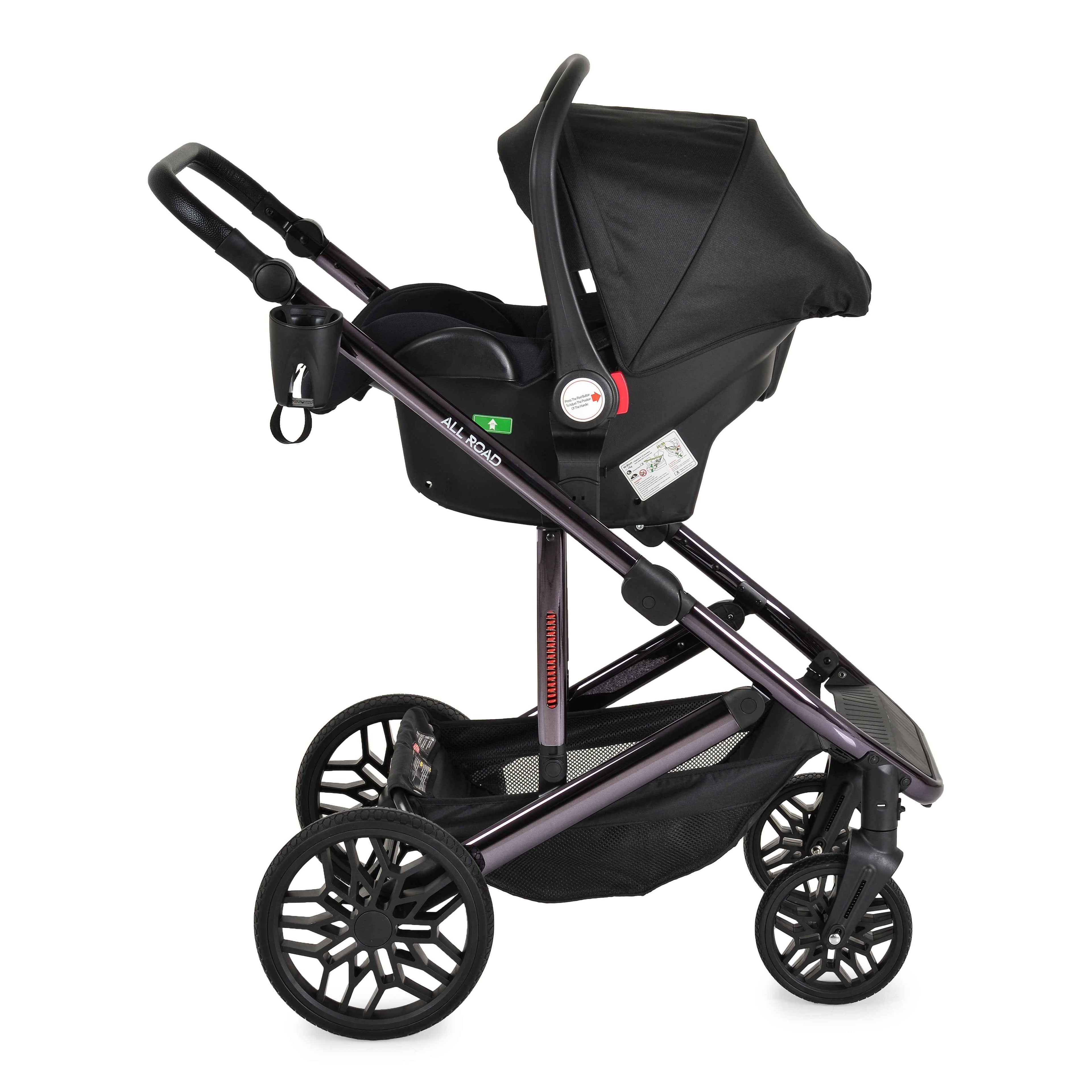 Carrito de bebé DUO CONVERTIBLE ALL ROAD hasta 22 kg de Moni + Grupo 0 (40cm - 87cm)